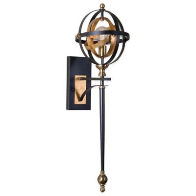 Uttermost Rondure 1-Light Wall Sconce in Oil Rubbed Bronze - Bed Bath & Beyond